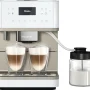 MIELE CM 6360 MilkPerfection Lotosově bílá CleanSteelMetallic #0