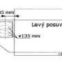 CH Kovo CH 100 bílý, 50 cm, odtah levý #2