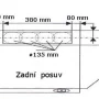 CH Kovo CH 100 bílý, 60 cm, odtah zadní #2