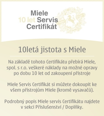 Miele Servis Certifikát