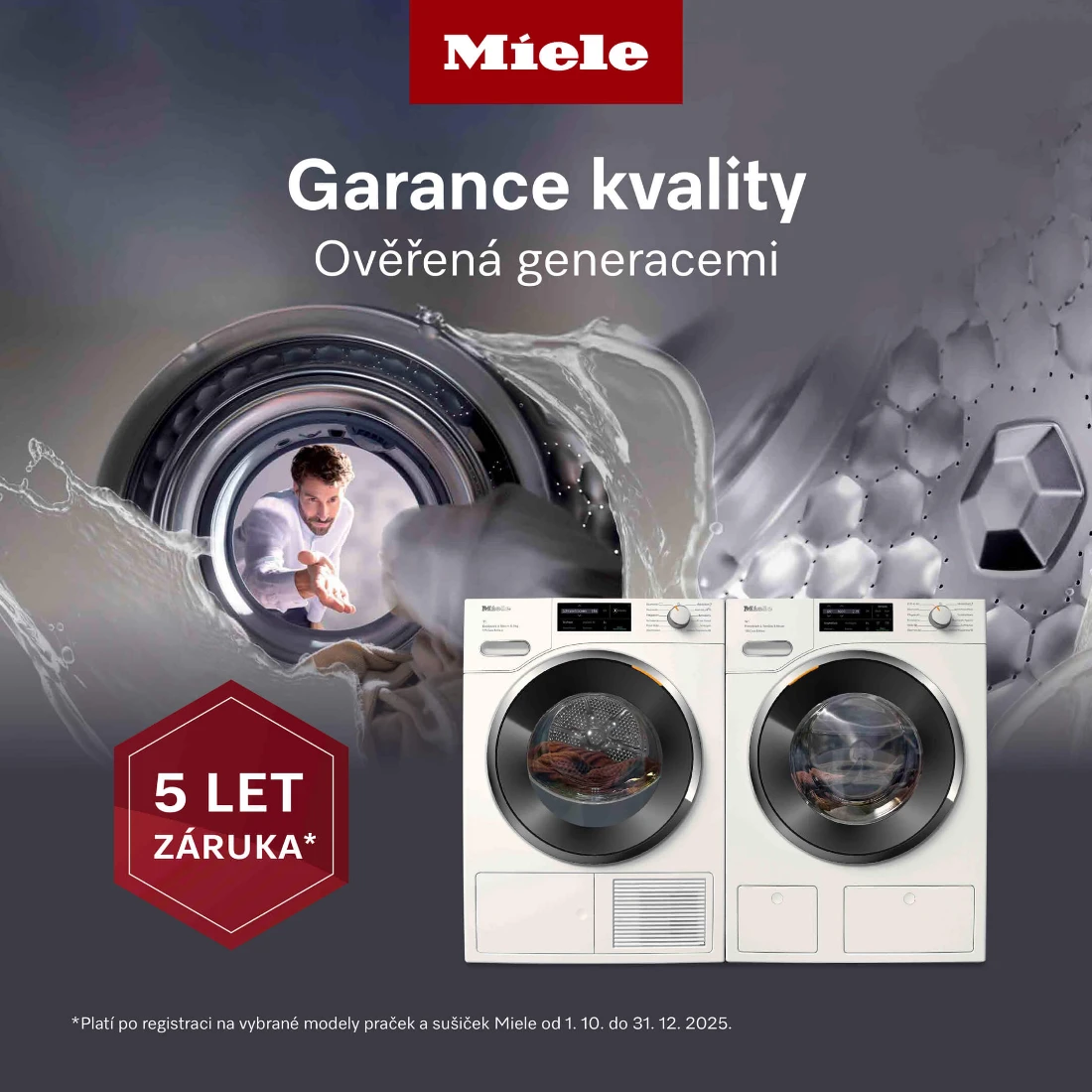 Miele prodloužená záruka 5 let